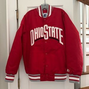 Starter Brand Ohio State Jacket, excellent near new condition for a proud fan!